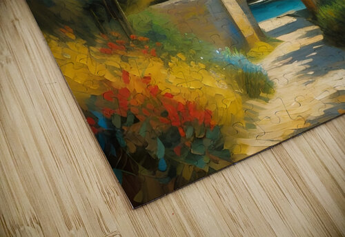 Hillside Village View Esmonbijouart puzzle