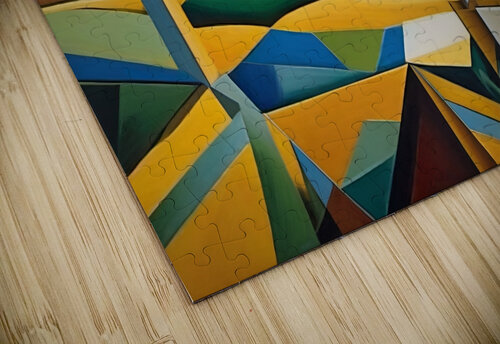 Cubist Village Esmonbijouart puzzle