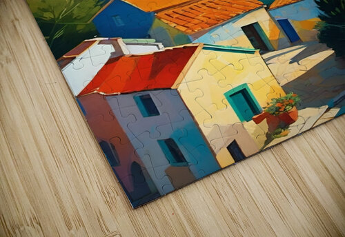 In the village  Esmonbijouart puzzle