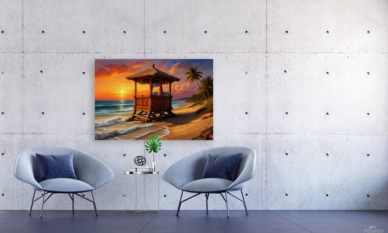 A Beachside Hut 2 Reproduction