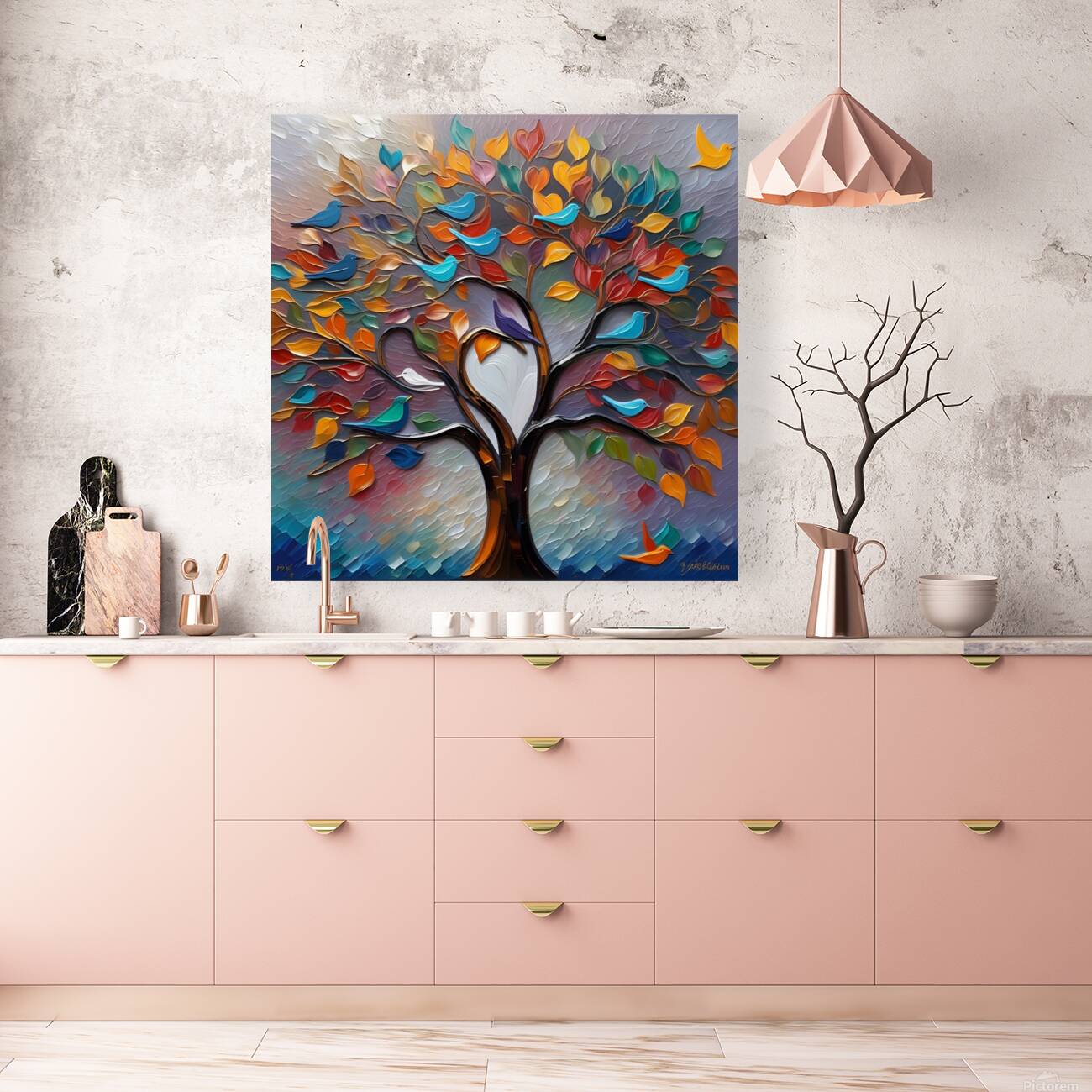 Artistic Tree of Life 77 Reproduction