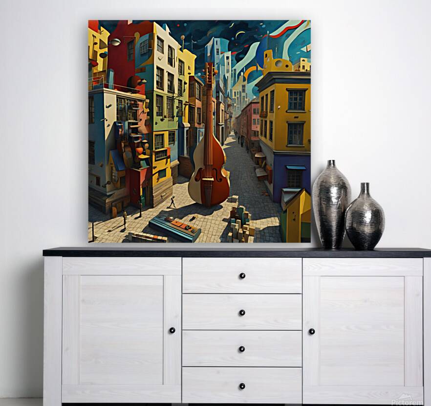 A Musical Cityscape 15 Reproduction