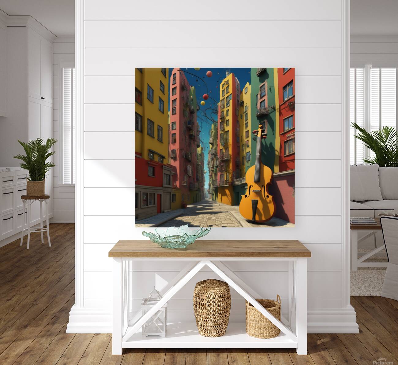 A Musical Cityscape 21 Reproduction