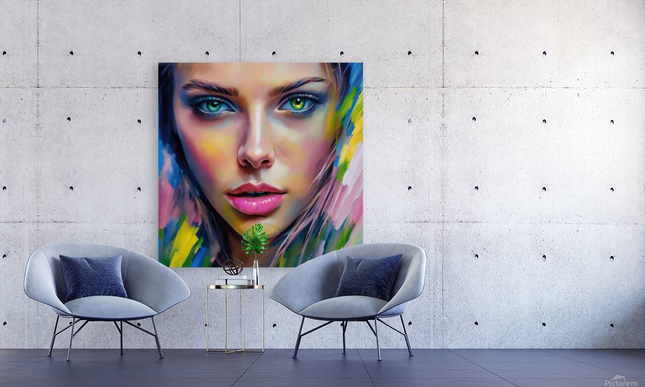 Painted Portrait 37 Reproduction