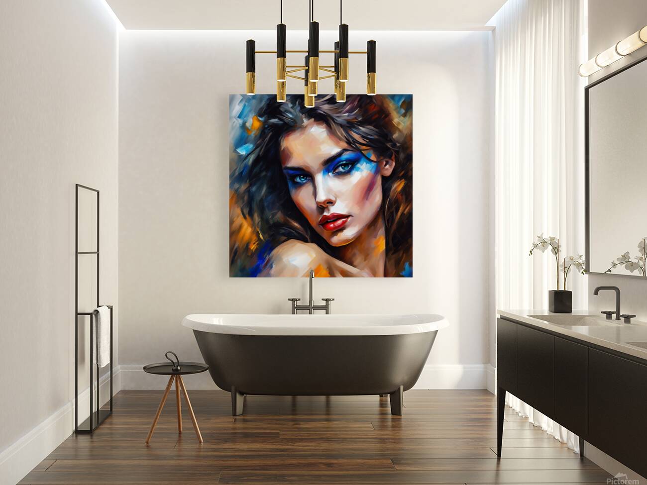 Painted Portrait Reproduction