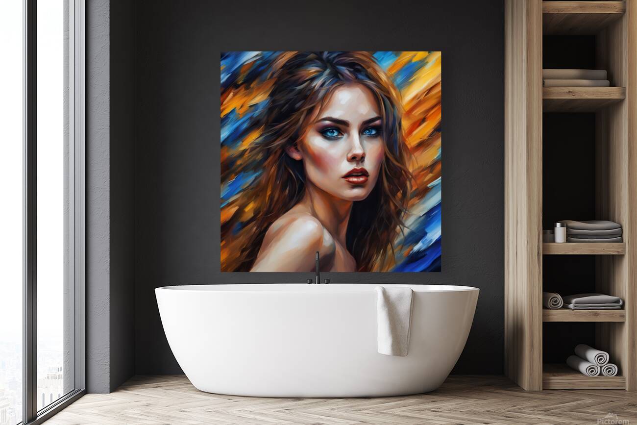 Painted Portrait 3 Reproduction