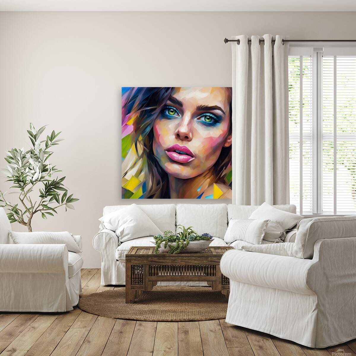 Painted Portrait 38 Reproduction