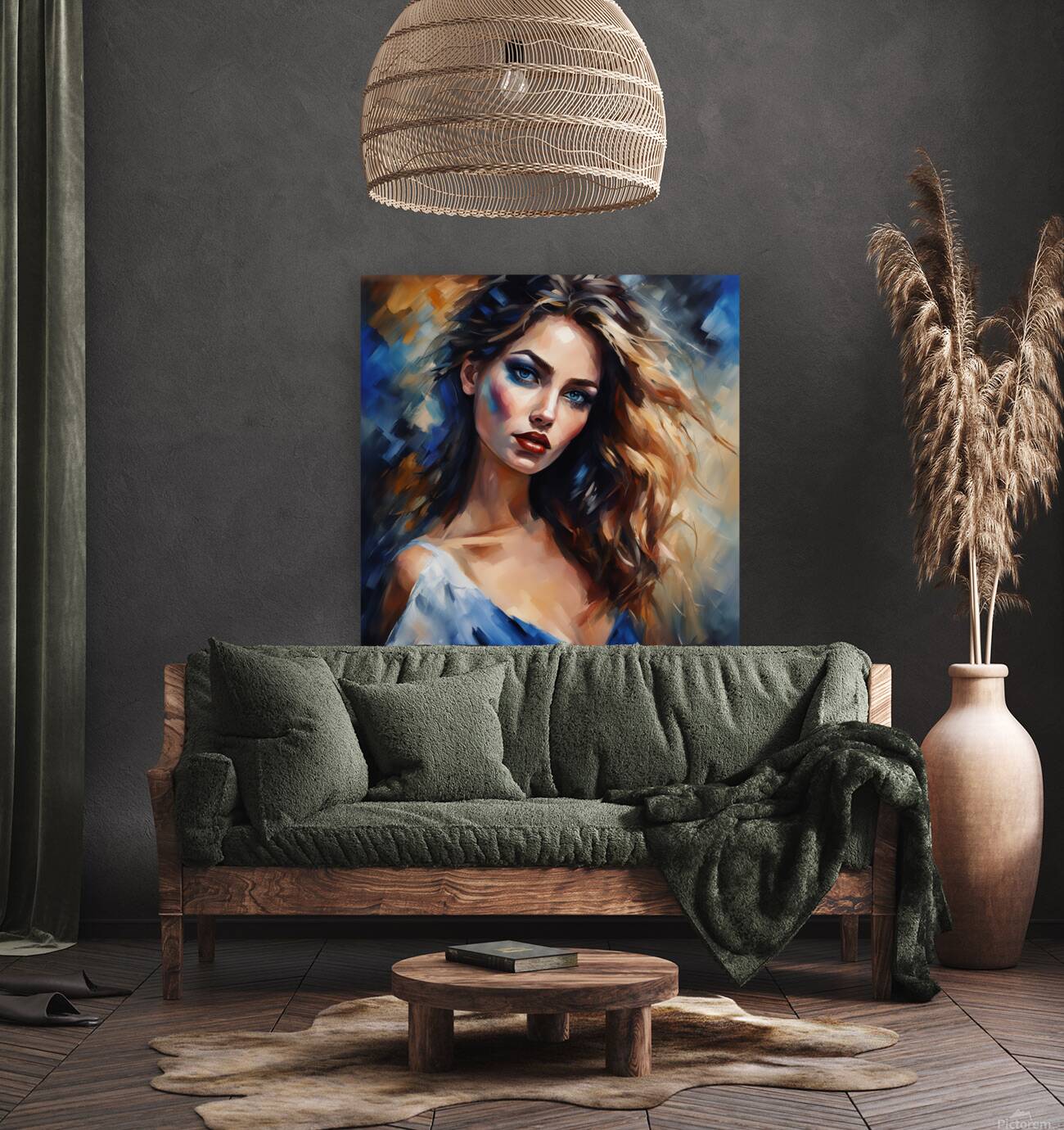 Painted Portrait 25 Reproduction