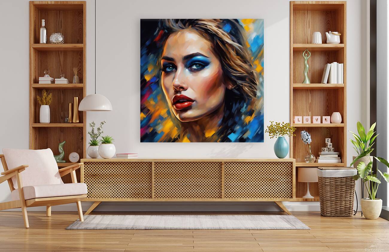 Painted Portrait 10 Reproduction