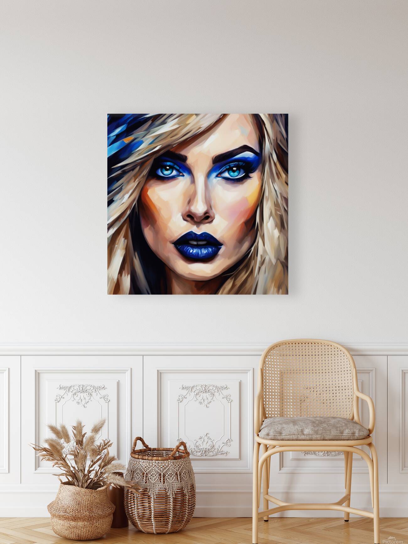 Painted Portrait 17 Reproduction