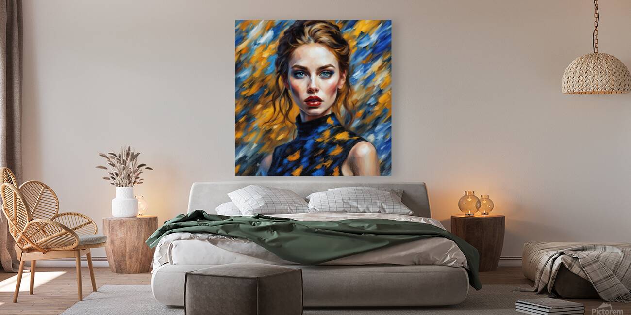 Painted Portrait 20 Reproduction