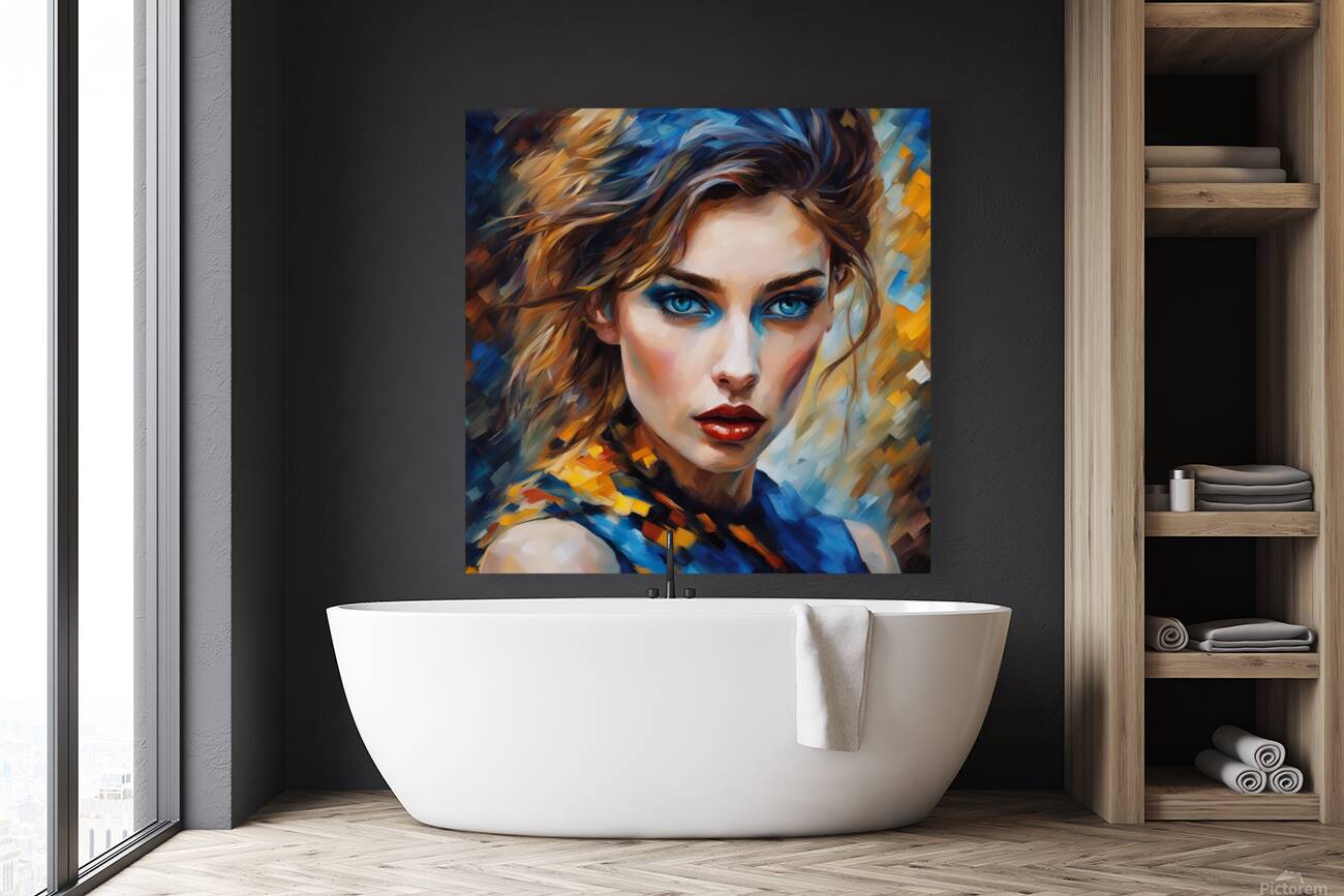 Painted Portrait 4 Reproduction