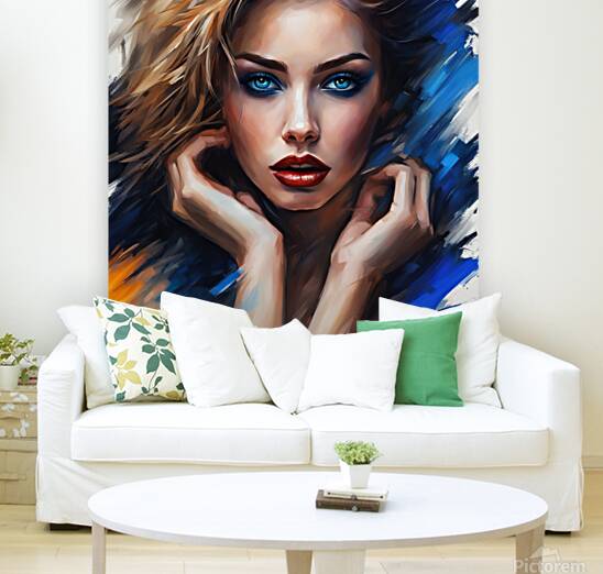 Painted Portrait 22 Reproduction