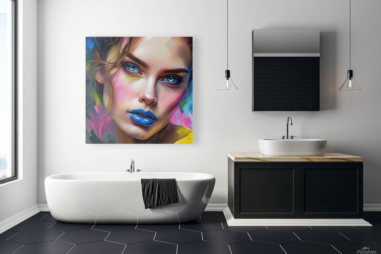 Painted Portrait 34 Reproduction