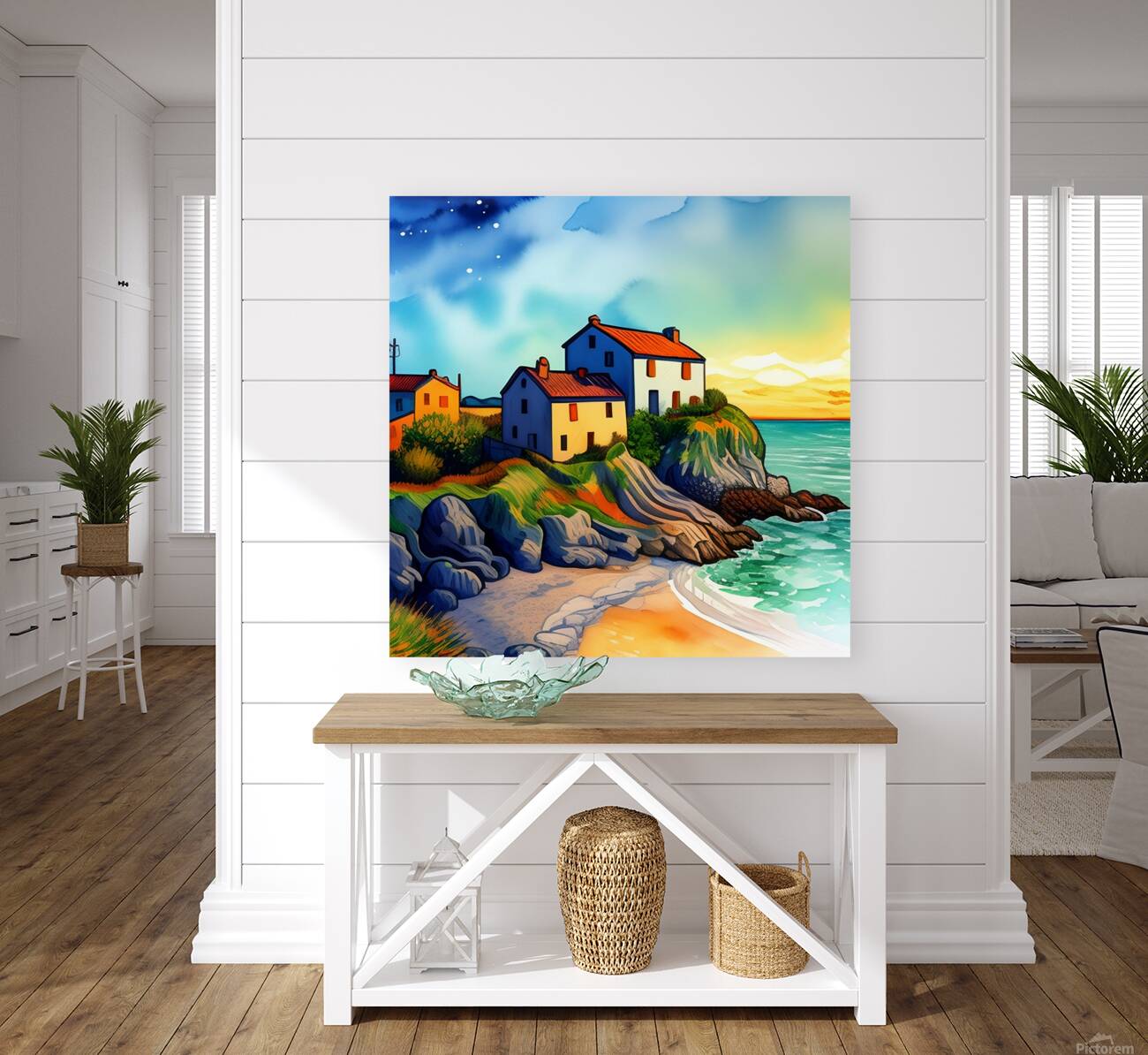 Village by the Sea 13 Reproduction