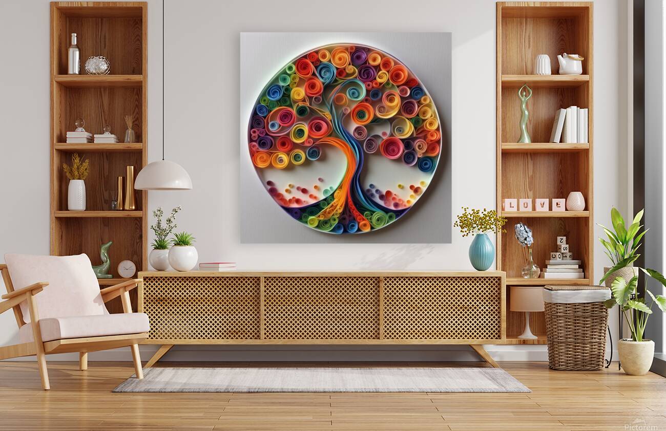 Colorful Paper Tree 16 Reproduction