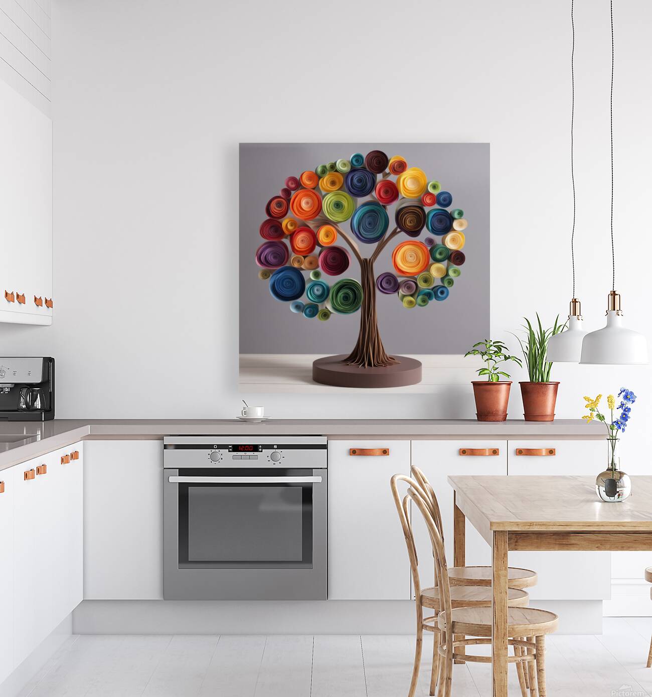 Colorful Paper Tree 12 Reproduction