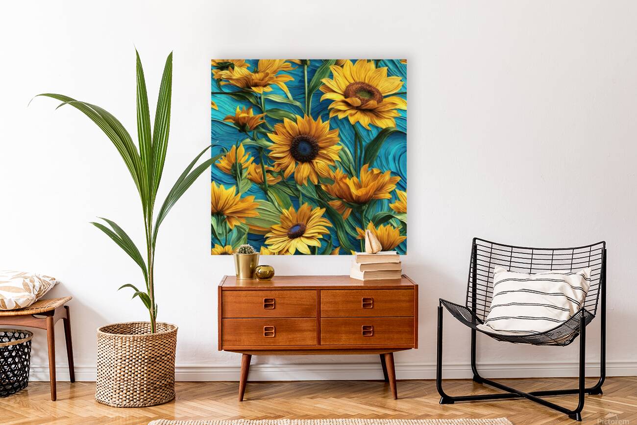 Colorful Floral Art 20 Reproduction