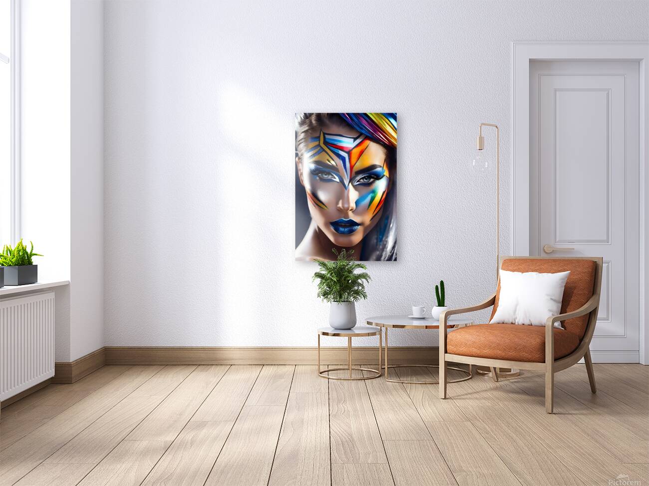 The World of Face Art 57 Reproduction