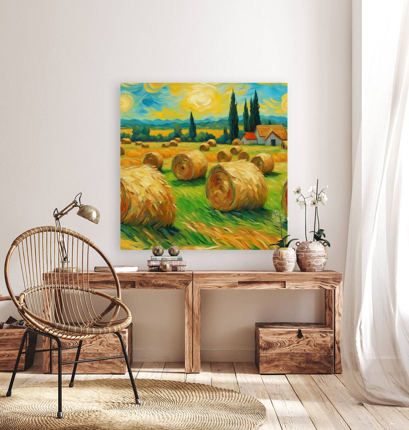 Hay bales 8 Reproduction