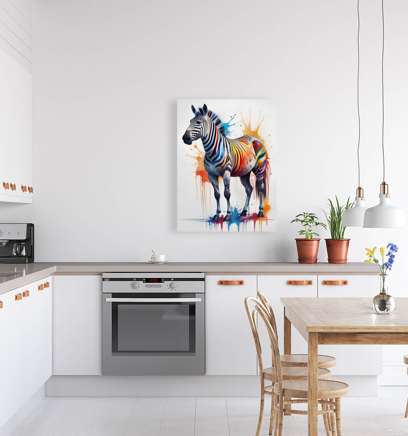 Artistic Zebra Reproduction