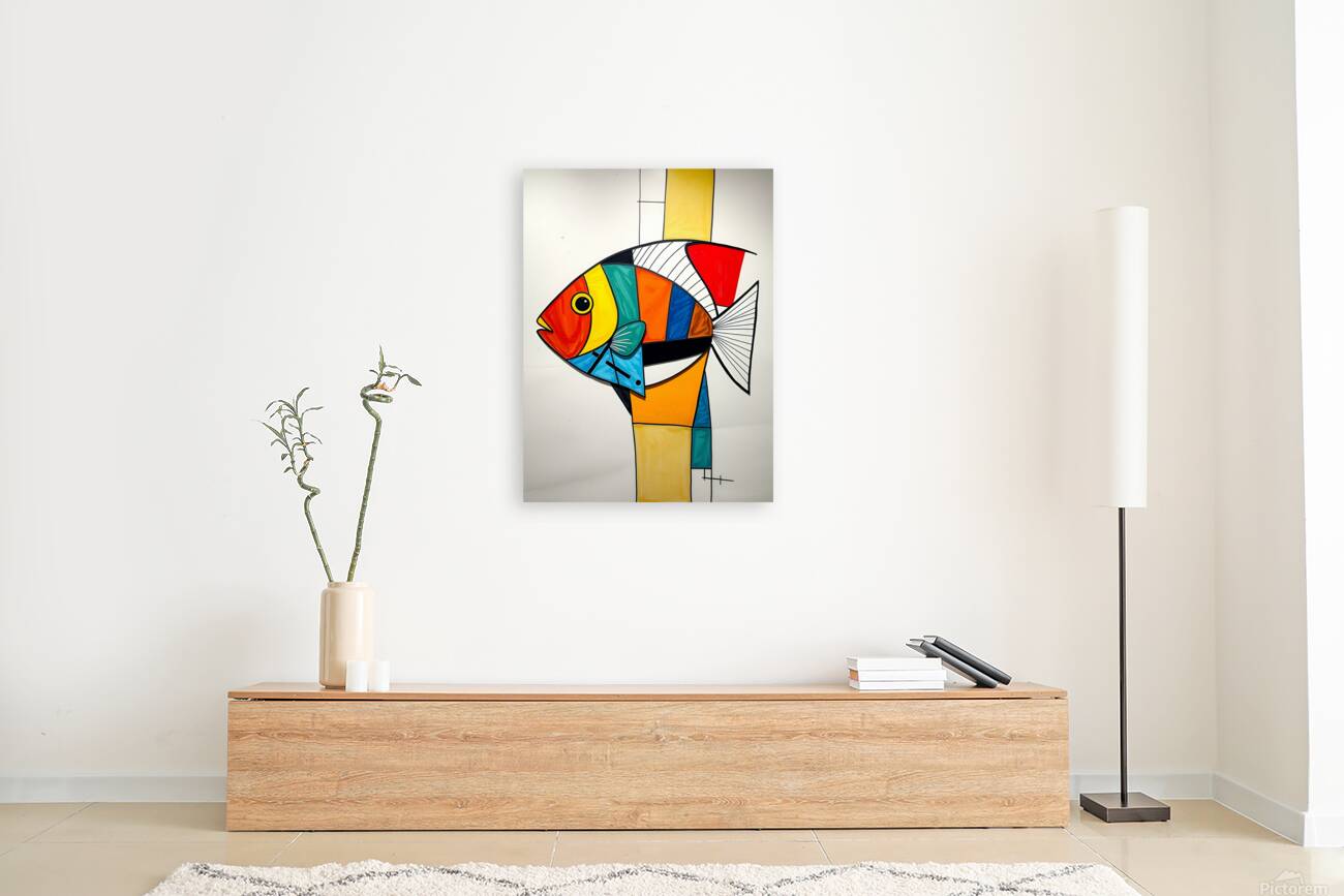Vibrant Fish Artwork Reproduction