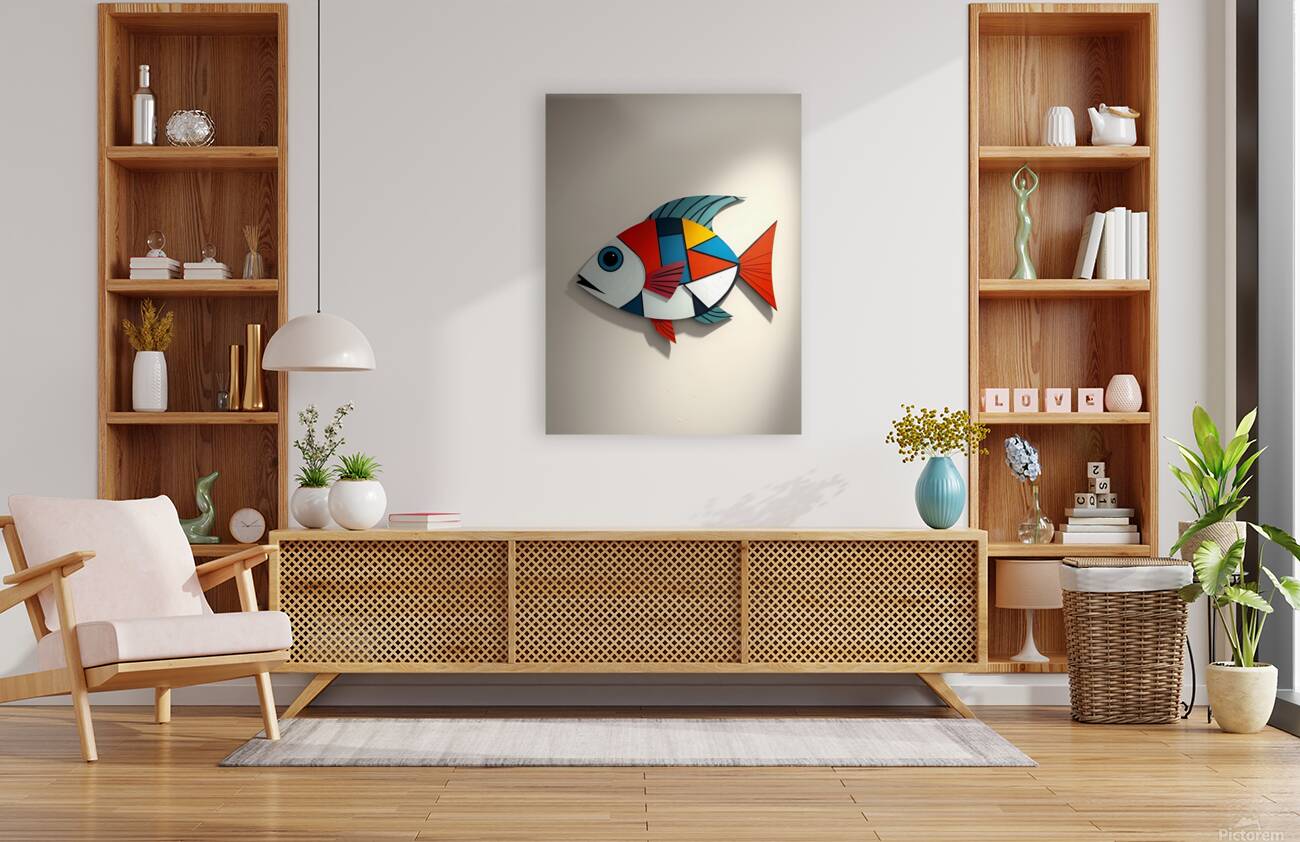 Vibrant Fish Artwork 10 Reproduction