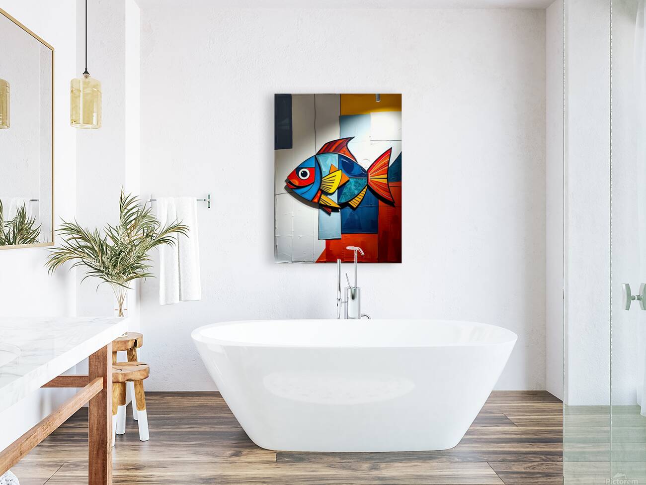 Vibrant Fish Artwork 6 Reproduction