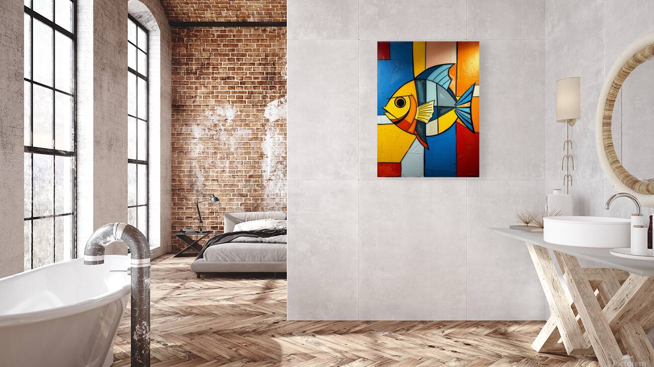 Vibrant Fish Artwork 7 Reproduction