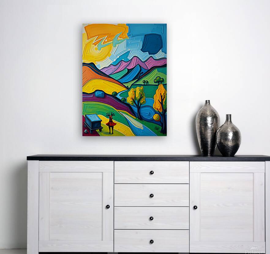 Abstract Landscape 5 Reproduction
