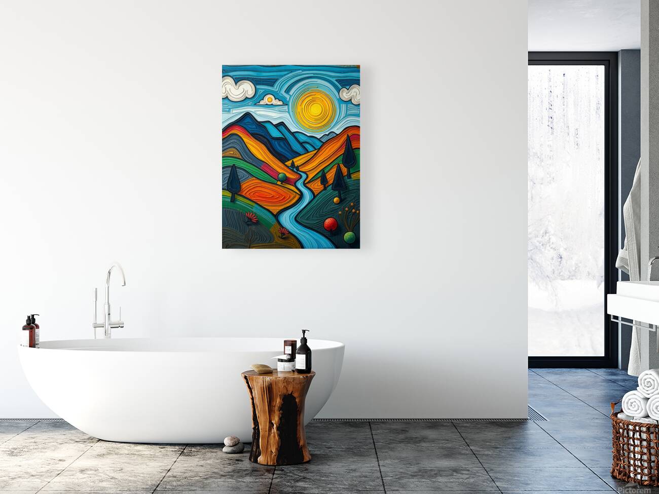 Abstract Landscape 8 Reproduction
