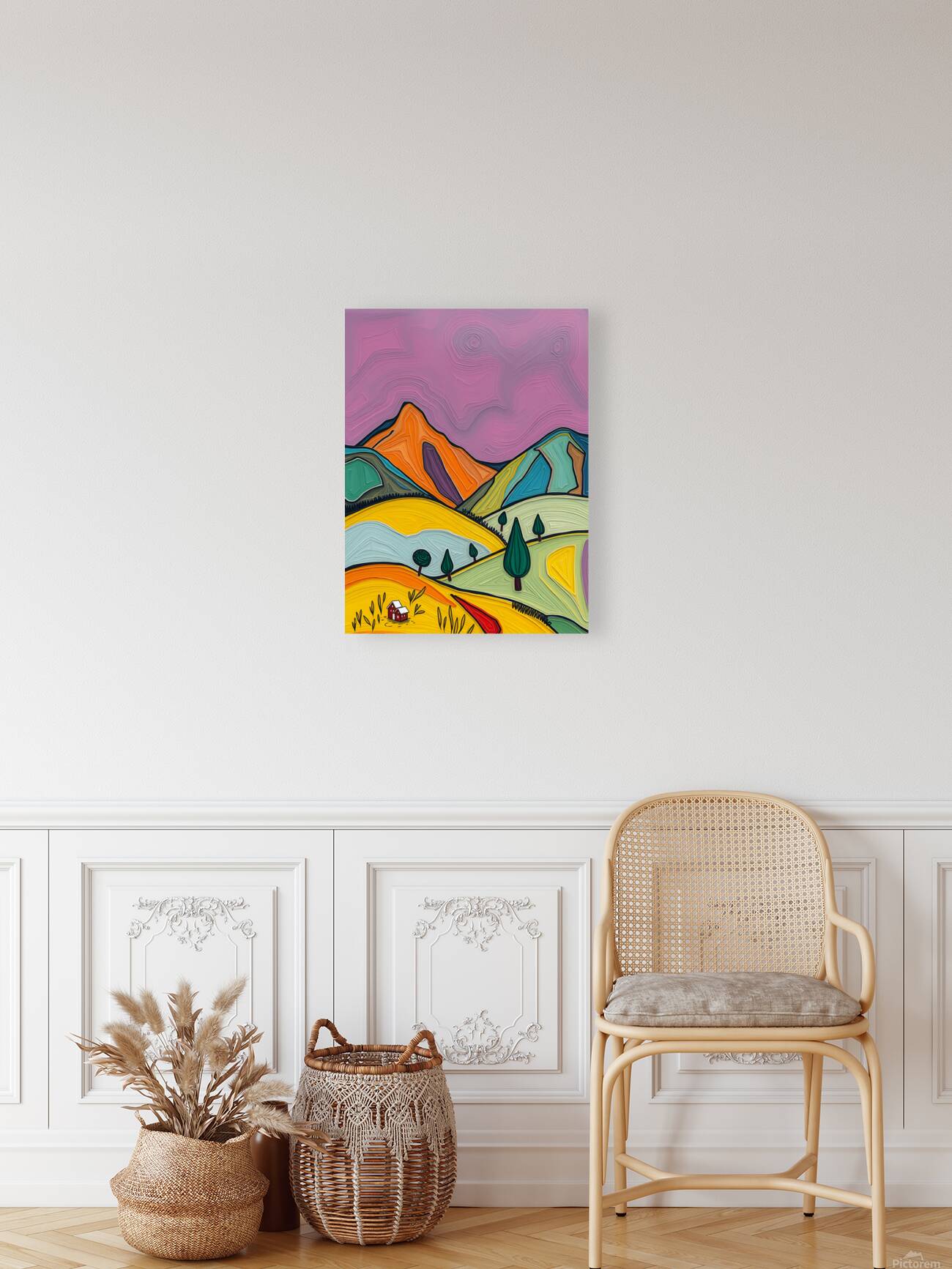 Abstract Landscape 13 Reproduction
