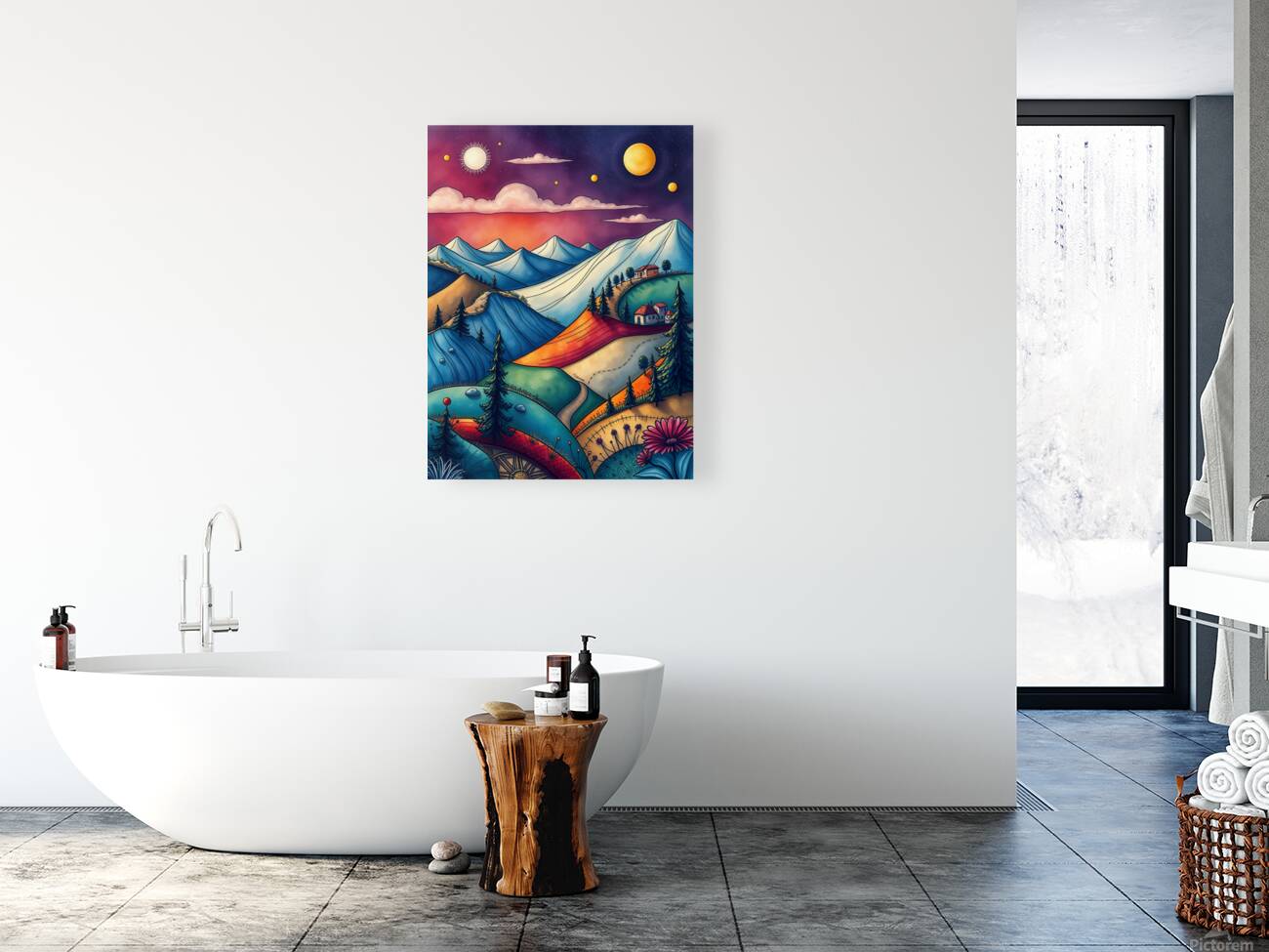 Abstract Landscape 20 Reproduction