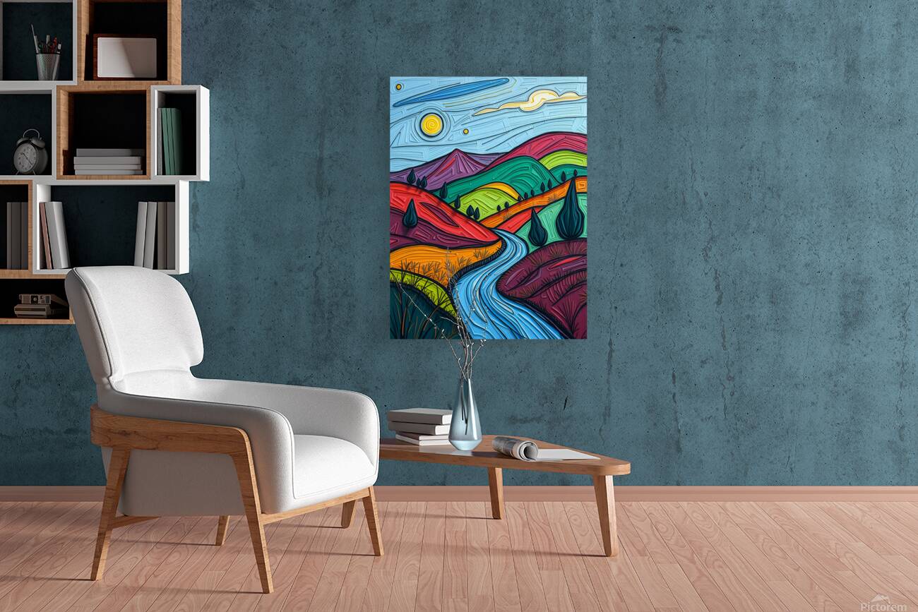 Abstract Landscape 12 Reproduction