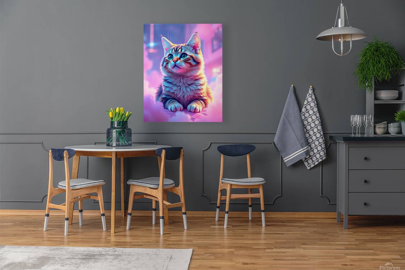 Pastel Cat 36 Reproduction