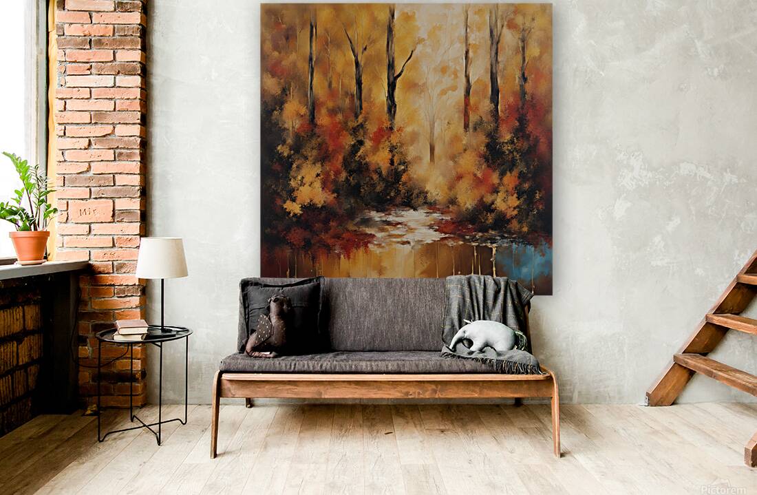 Autumn Forest Reflections  1 Reproduction