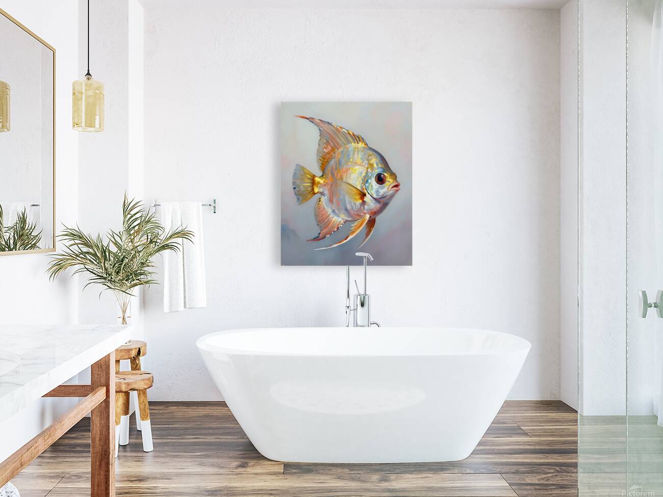 Vibrant Tropical Fish Reproduction