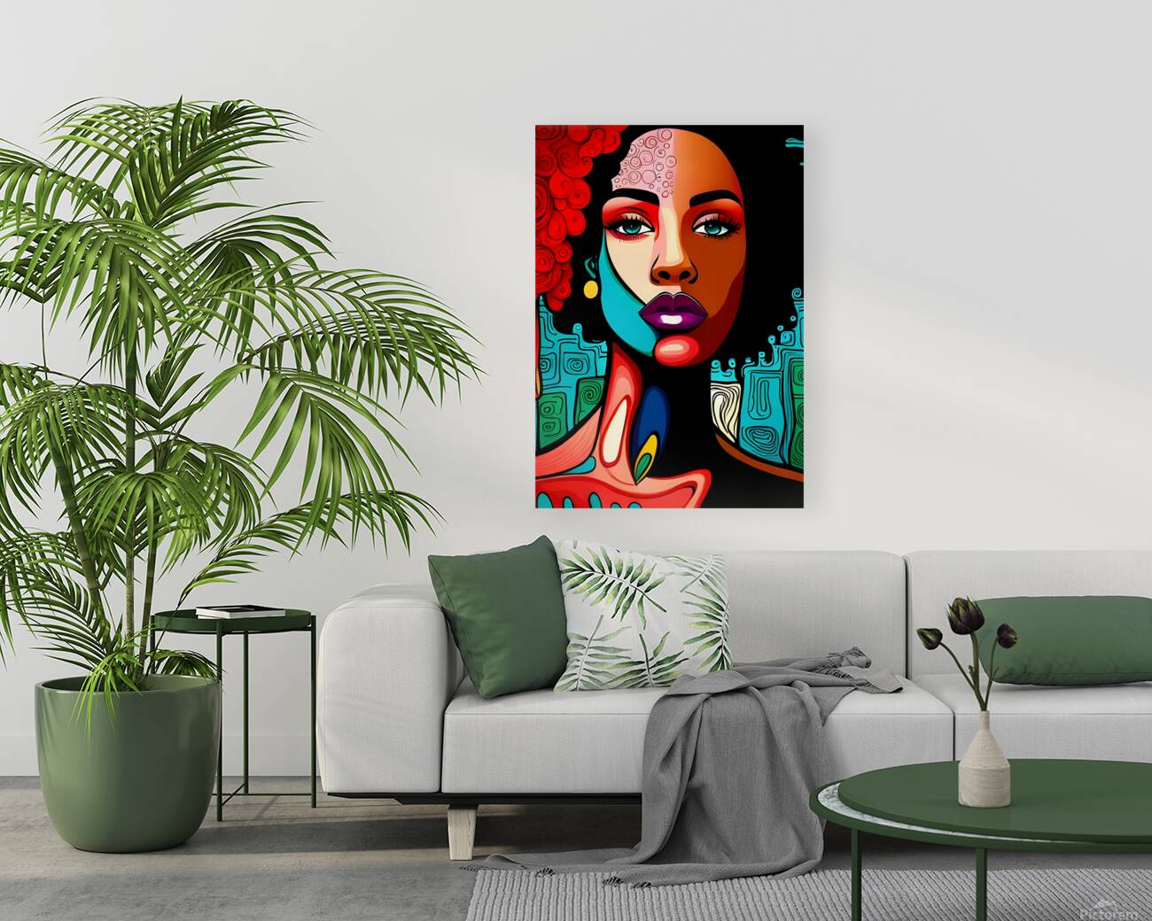Vibrant Woman Reproduction