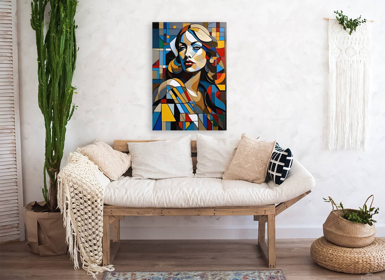 Geometric Woman Reproduction
