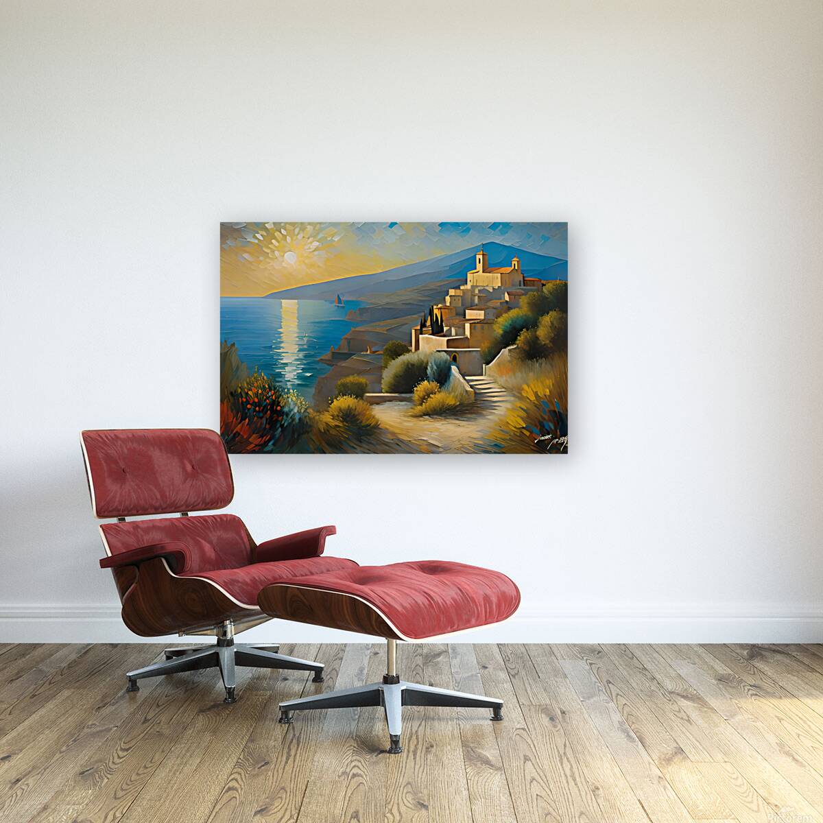 Coastal Sunset Reproduction