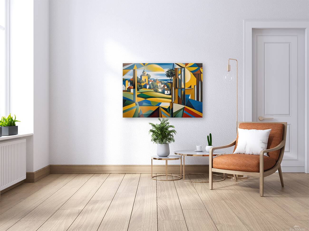Cubist Village Reproduction