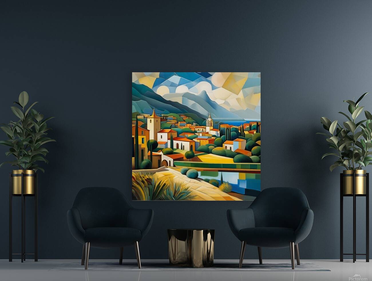 Mediterranean Village Reproduction