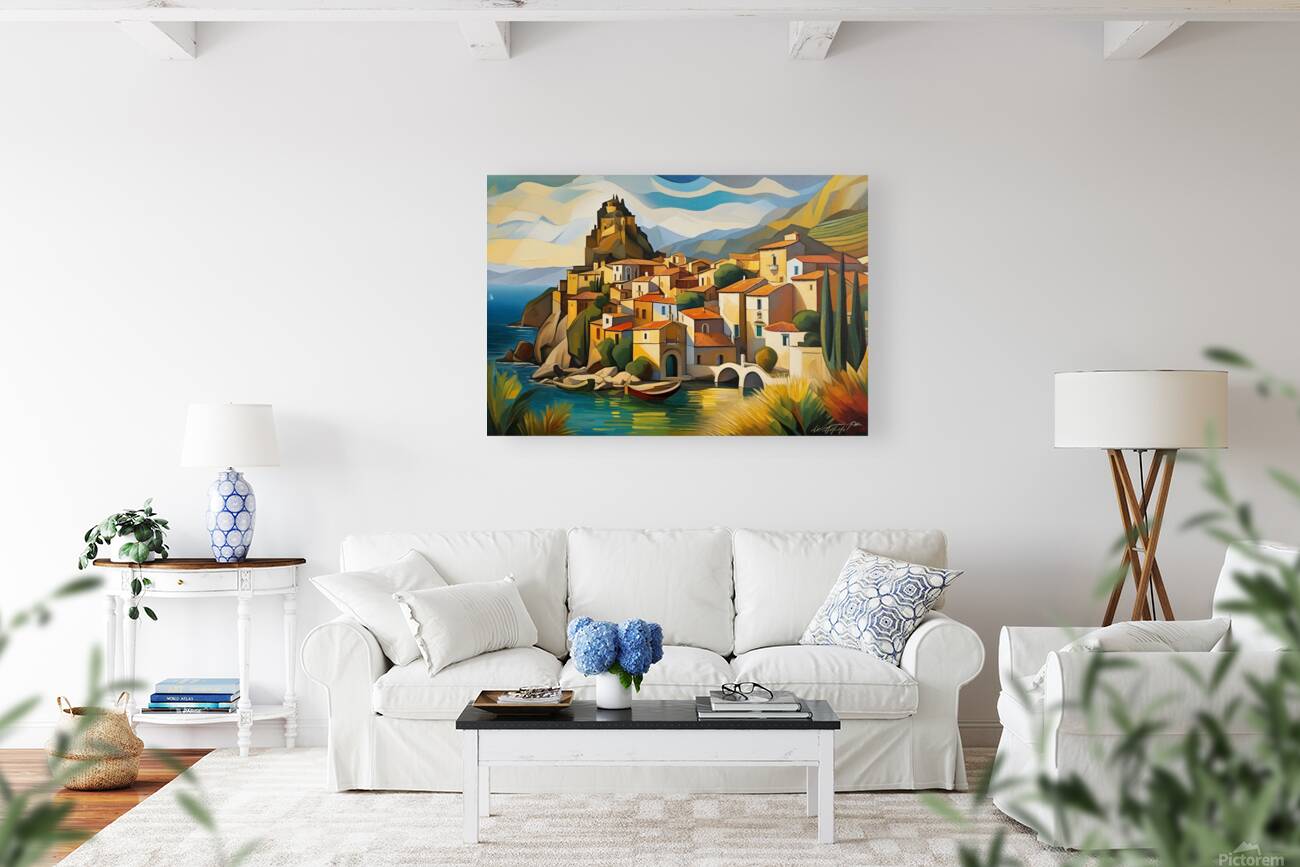 Sun-Kissed Cliffs Reproduction
