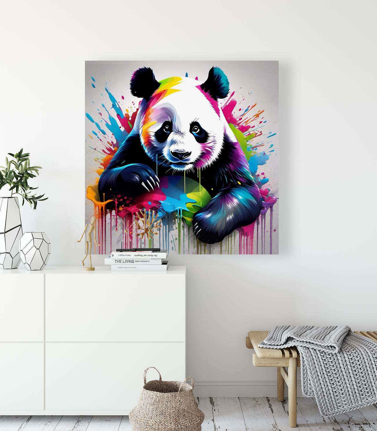 Rainbow Panda Burst Reproduction