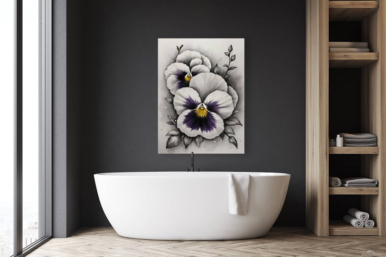 Pansies flowers  Reproduction