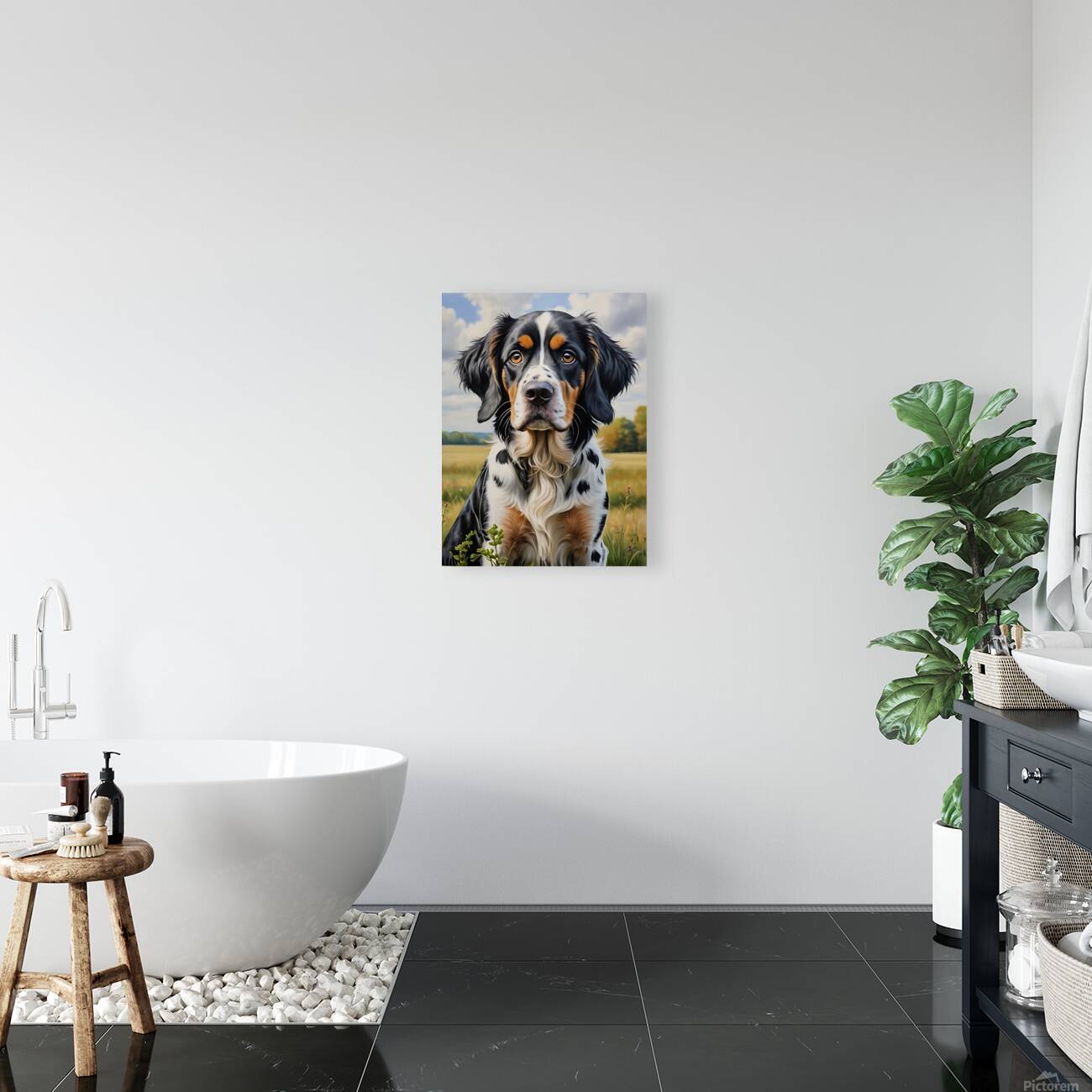 Dog portrait 3 Reproduction