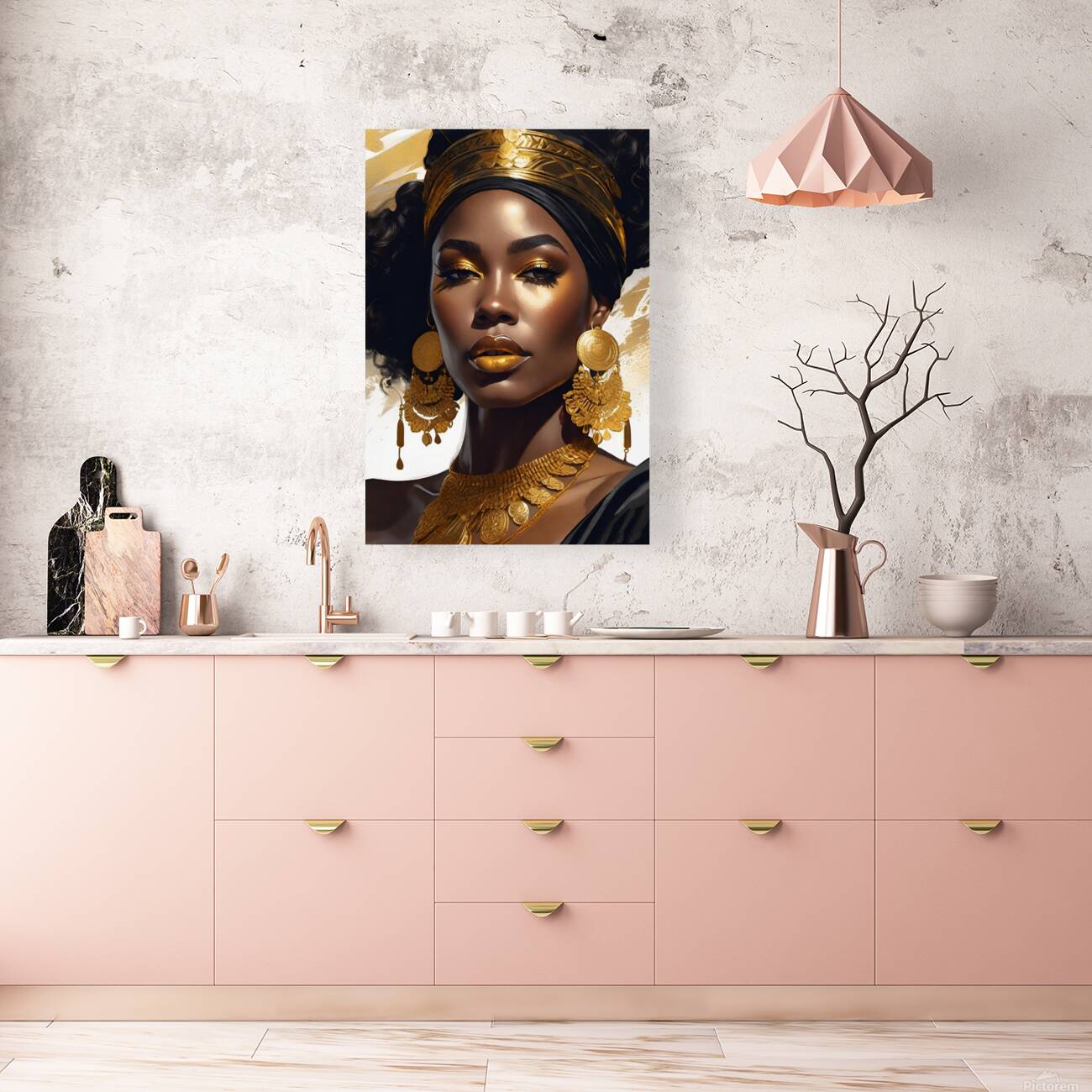 Gold and black 13 Reproduction