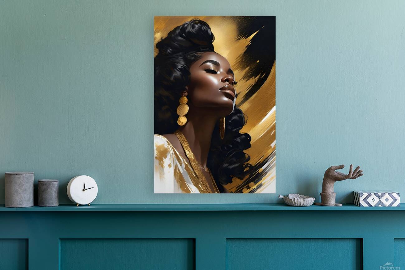 Gold and black 14 Reproduction