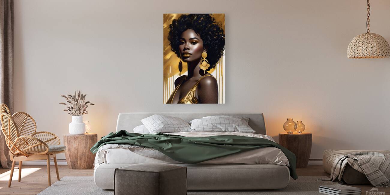 Gold and black 15 Reproduction