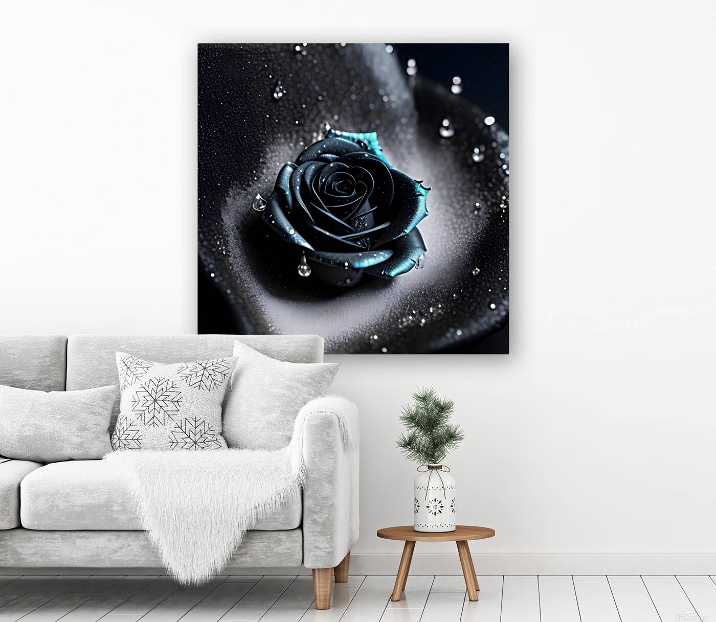 Black rose 3 Reproduction